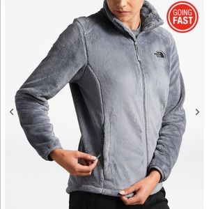 Gray North Face Osito Fleece Jacket